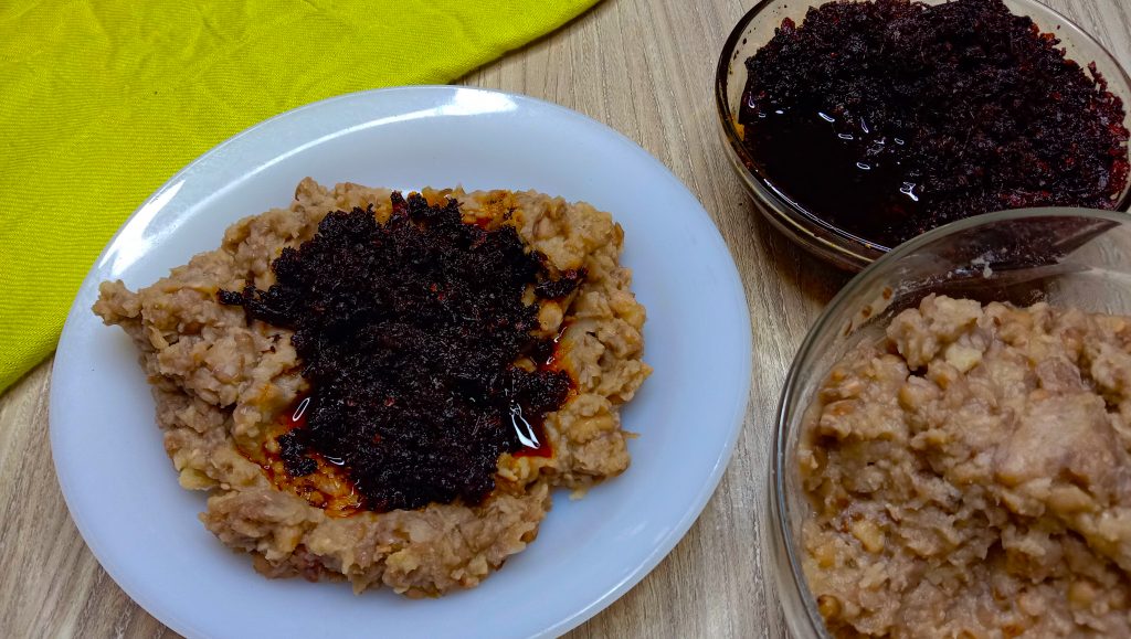 Agoyin beans and agoyin sauce