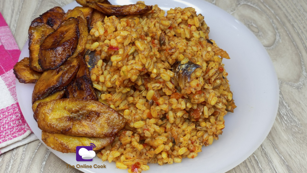 how to cook Ofada rice or Jollof Ofada rice