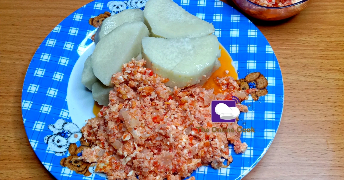 Perfect Egg Stew With Boiled Yams