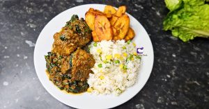 how to cook rice and simple plantain recipe