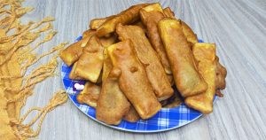 coated fried yam