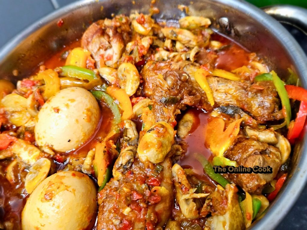 spicy-mushroom-chicken-egg-recipe
