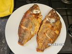 crispy fried fish ready to serve