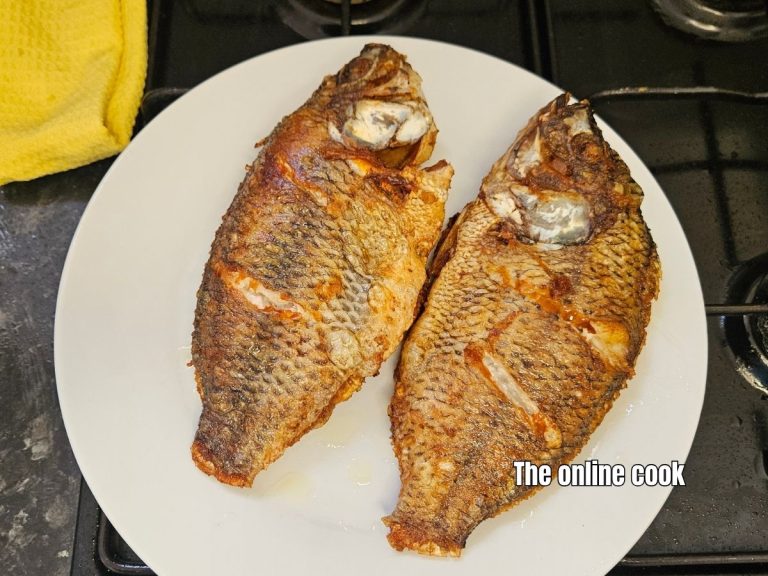 crispy fried fish ready to serve