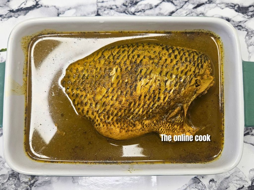 African green fish soup