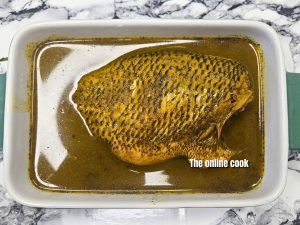 African green fish soup